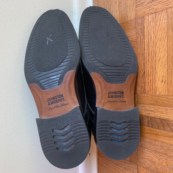 Johnston Murphy Black Leather Cap Toe Chukka Boot - Picture 8 of 8